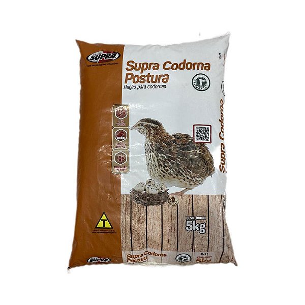 Racao Supra Codorna 5 Kg