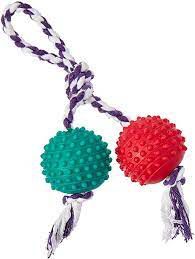 Bola Cravinho Mini Dupla C/corda J.Pet