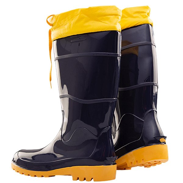 Bota Baspan Nautica Pvc Azul/amar C.Longo N38