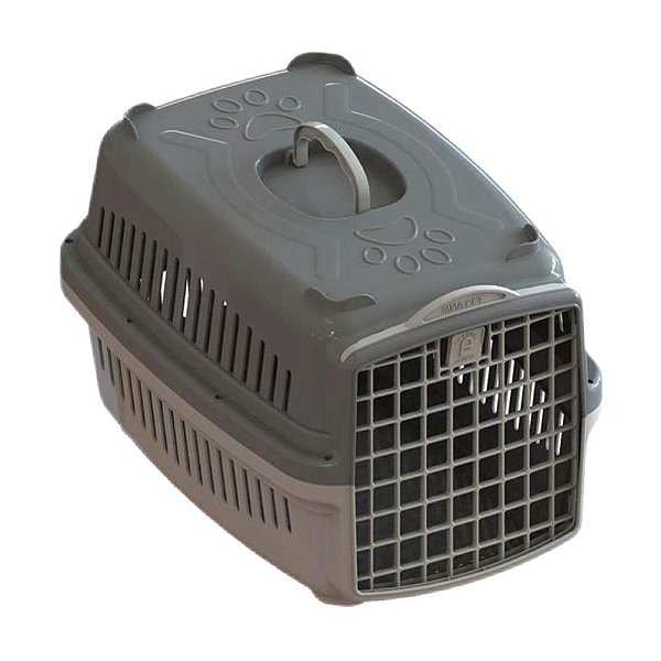 Caixa de Transporte Pata Forte Cinza N3