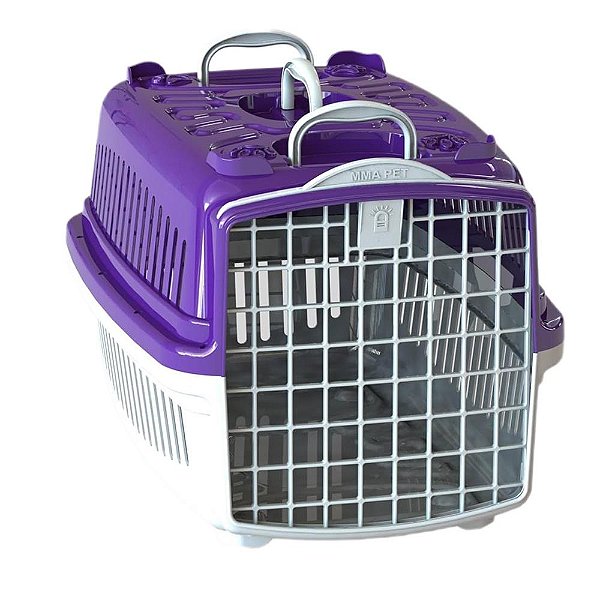 Caixa de Transporte Pata Forte Lilas N2