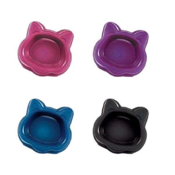 Comedouro P/gatos Face Cat Zooplast 130ml