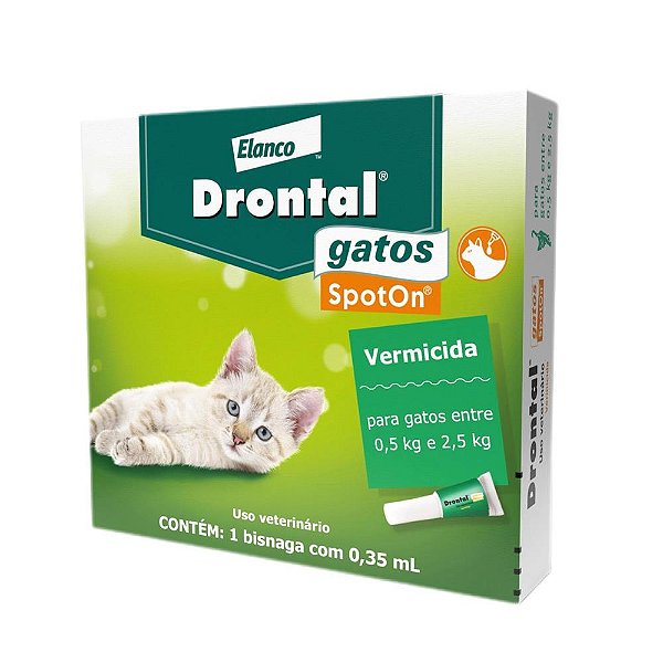 Drontal Spot On Cats 0.35ml 0,5 a 2,5kg