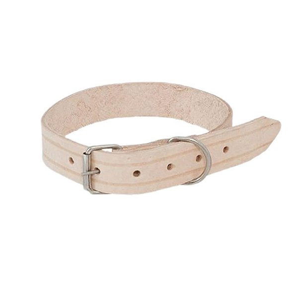 Coleira Couro Natural N.08 - Murano