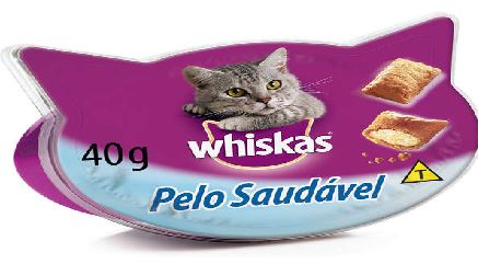 Whiskas Temptations Pelo Saudavel 40gr