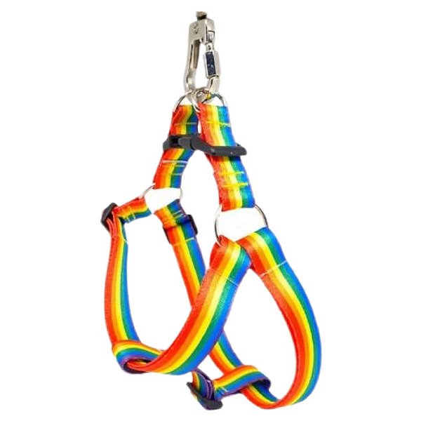 Peitoral Malu Pet Arco-Iris Med.20mm