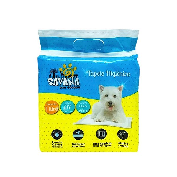 Tapete Higienico Savana 60x60 C/30un