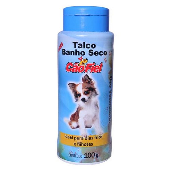 Talco Banho Seco Cao Fiel 100g