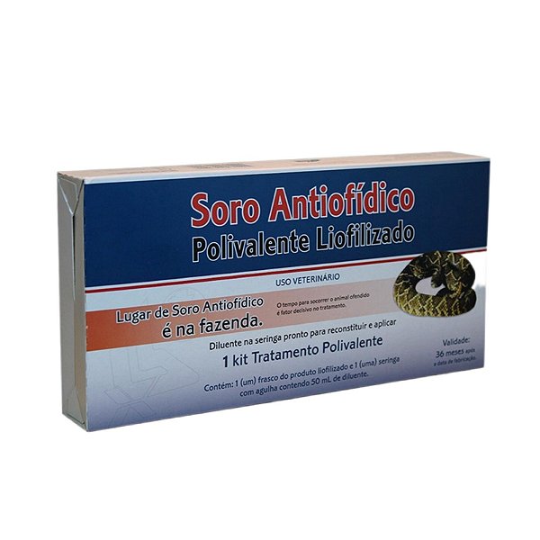 Soro Antiofidico Liofilizado D Unica C/seri Lema