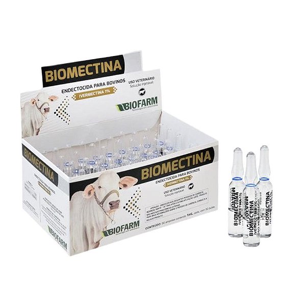 Ivermectina Biomectina 1% 1ml Ampola