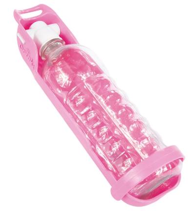 Bebedouro Pet Drink Plast Pet Rosa 500ml
