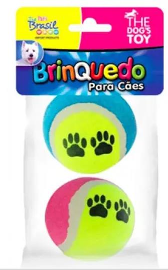 Brinquedo Bola de Tenis Med Blister C/2
