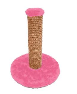 Arranhador Poste Sisal Pelucia Medio Rosa