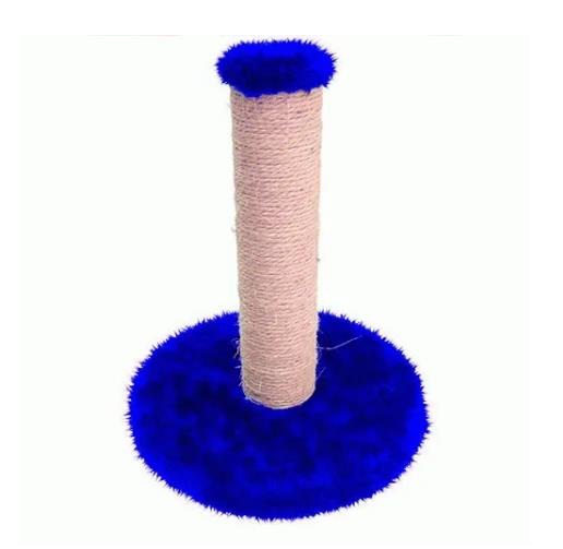 Arranhador Poste Sisal Peq Azul