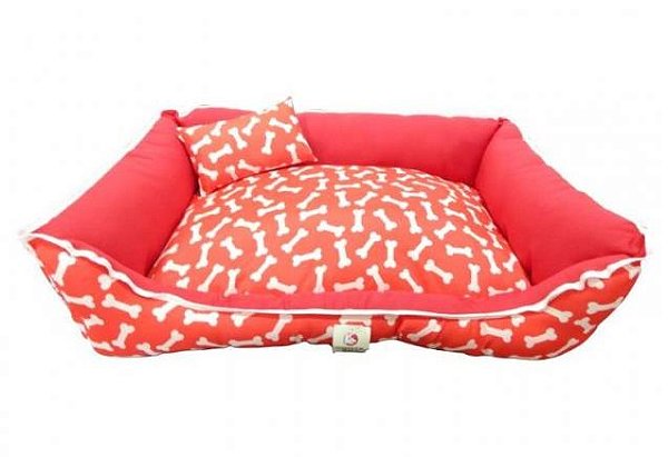 Cama Retangular Dupla Face Luxo m 65x45x