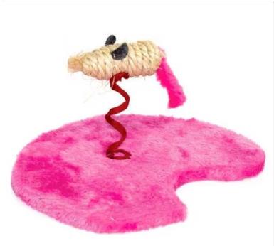Arranhador Mola Rato Pelucia Estampa Animal Print