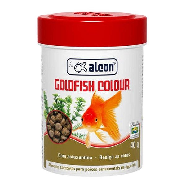 Racao Peixe Alcon Goldfish Colours 40 G