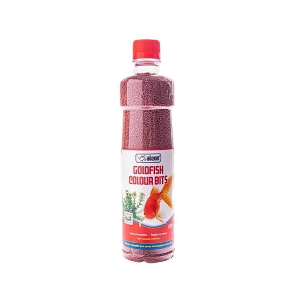 Racao Peixe Alcon Goldfish Colours Bits 220 G
