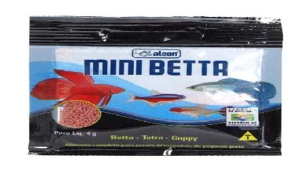 Racao Peixe Alcon Mini Betta 4 G