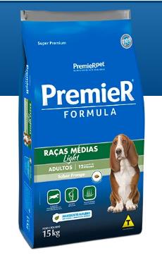 Racao Premier Ad Light 15 Kg