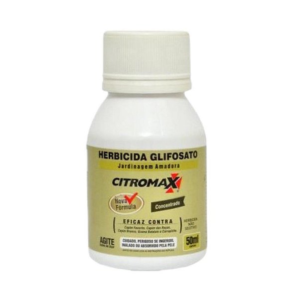 Glifosato Citromax - Herbicida 50ml 19%