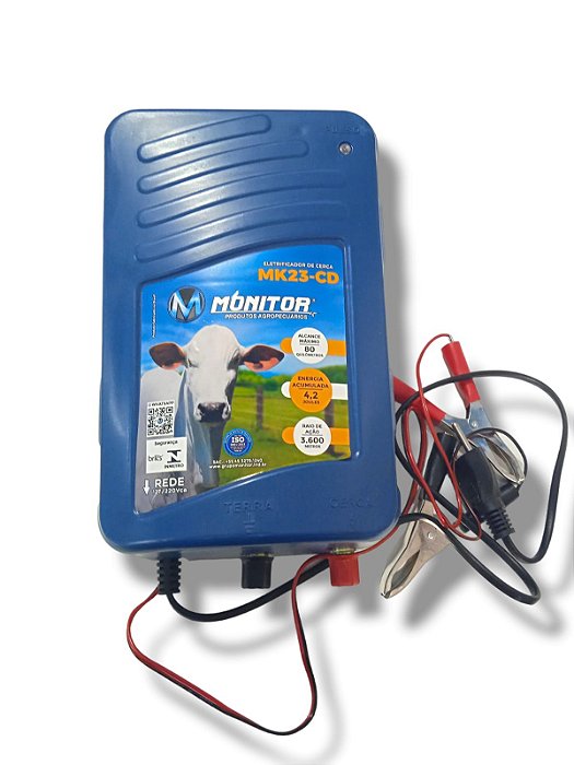 Eletrificador Monitor 80km Mk23-Cd Luz/bateria