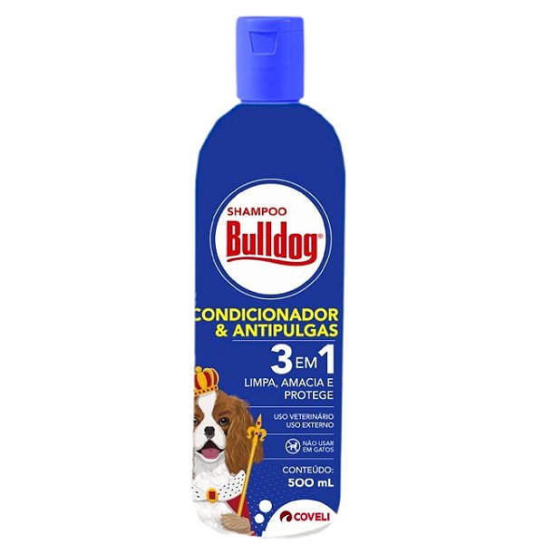 Shampoo Condicionador Bulldog Antipulgas 500 Ml