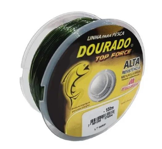 Linha Dourado Top Force Verde Oliva 0,45 100m