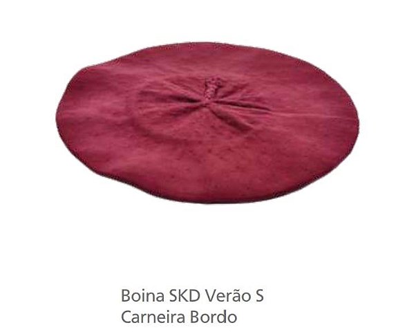 Boina Skd Verao S/carneira 32 Cm Bordo 2343 - Regalo Campeiro
