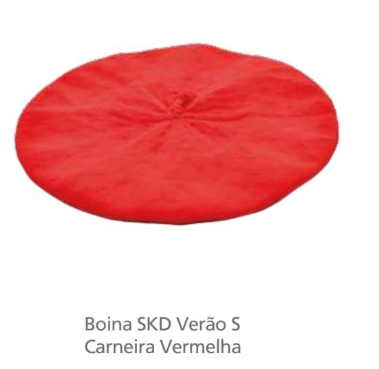 Boina Skd Verao S/carneira 32 Cm Vermelha 2347 - Regalo Campeiro