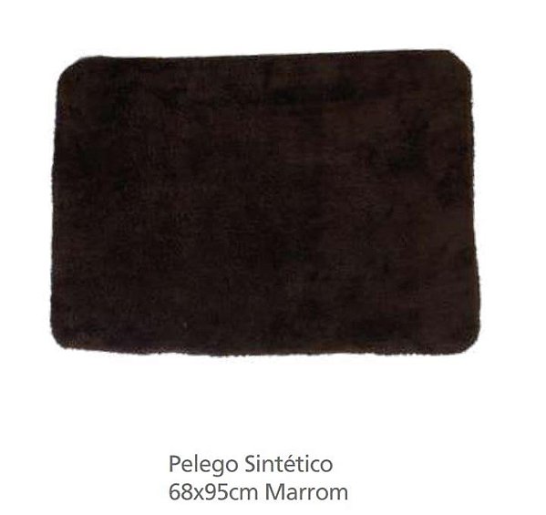 Pelego Sintetico 68x95cm Marrom - Regalo Campeiro