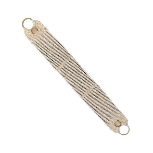 Barrigueira Pp Bca 4 Argolas Simples Inox - 1175