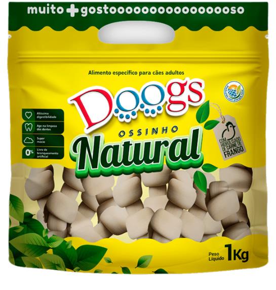 Osso no Vegetal Natural 4/5 1kg