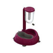 Comedouro e Bebedouro Duplo Durafeeeder - Vermelho