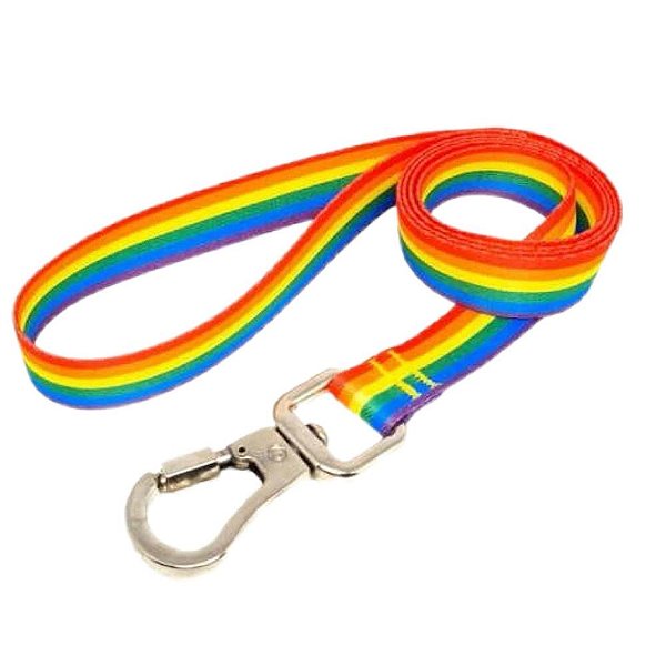 Guia Malu Pet Arco-Iris Grde 25x120cm