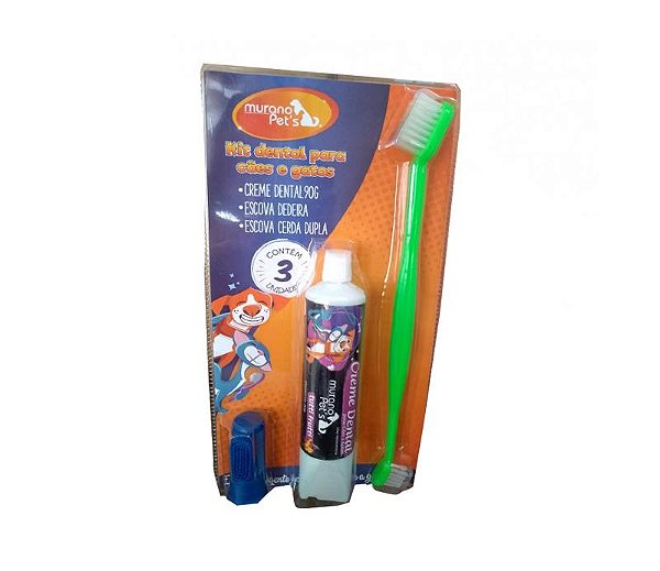 Kit Dental Murano Pets Tutti-Fruti 1 Ded