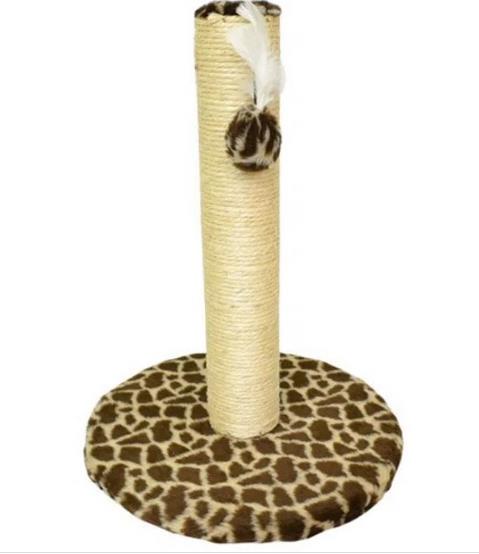 Arranhador Poste Sisal Pelucia Medio Estampa Animal