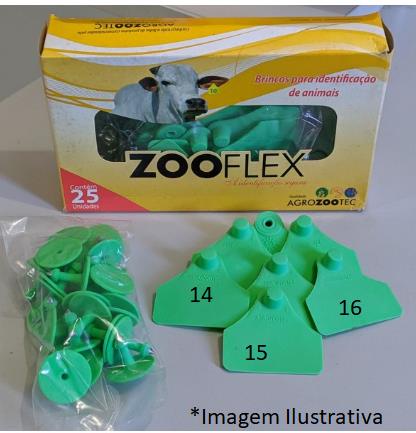 Brinco Gravado Maxi Verde Zooflex (25)