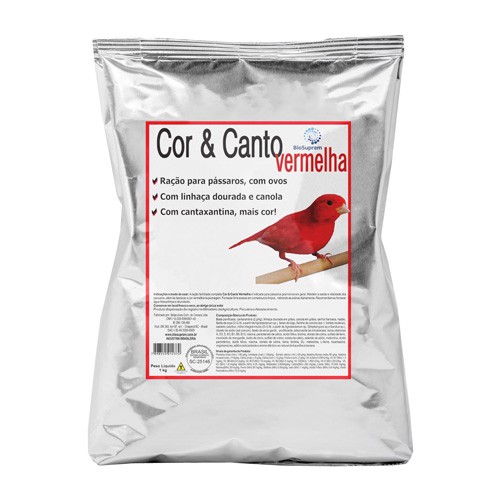 Biosuprem - Farinhada Cor e Canto Vermelha - 1kg