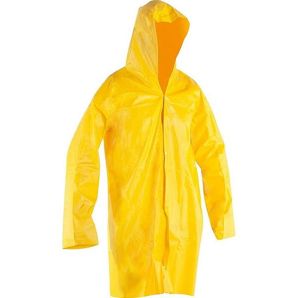 Capa de Chuva Forrada Amarela Tam Exg
