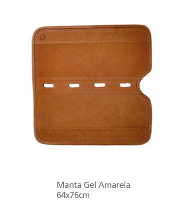 Manta Gel Amarela 64x76cm 0008 - Regalo Campeiro