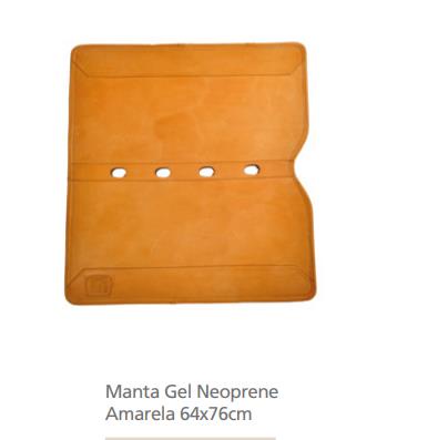 Manta Gel Neoprene Amarela 64x76cm 1931 - Regalo Campeiro