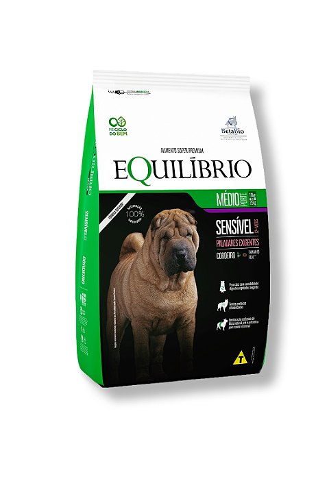 Racao Equilibrio Caes Sensitive 12 Kg