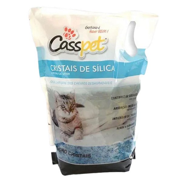Areia Micro Silica Higienica Casspet Alta Absorcao 1,6kg