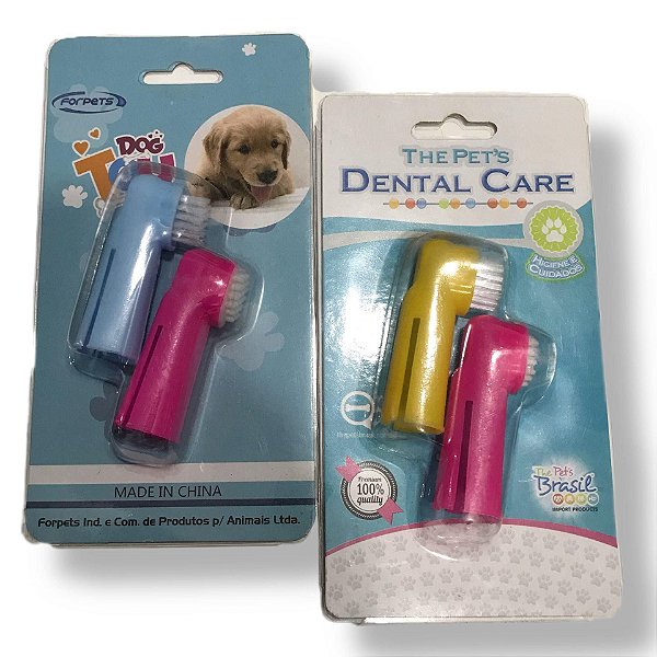 Escova Dental Dedeira Blister C/2 - The Pets
