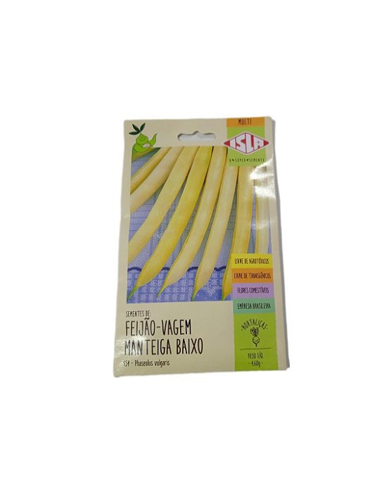 Semente Feijao-Vagem Manteiga Baixo 4,6g