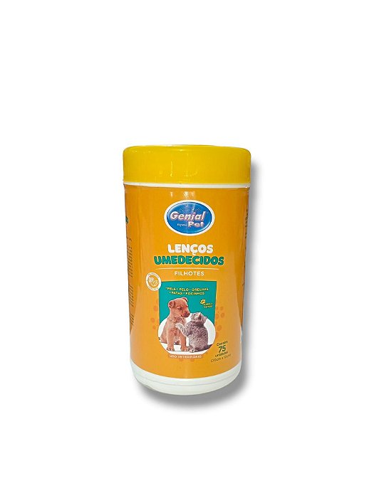 Lencos Umedecidos Genial Pet Filhote C/75