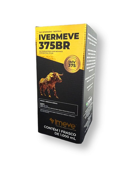 Ivermeve 375 Br Injetavel 1000 Ml