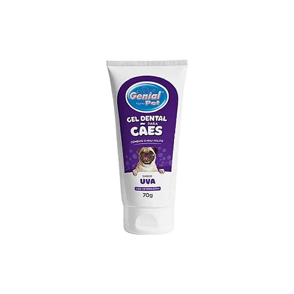 Gel Dental Genial Pet Uva 70g