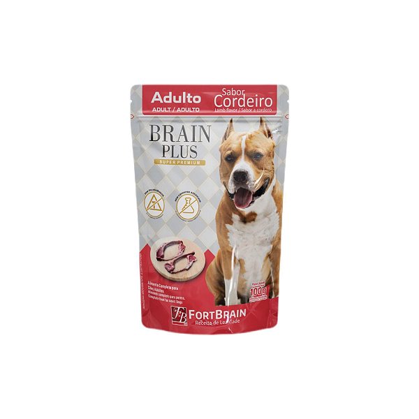 Sache Brain Plus Cao Ad Cordeiro 100gr